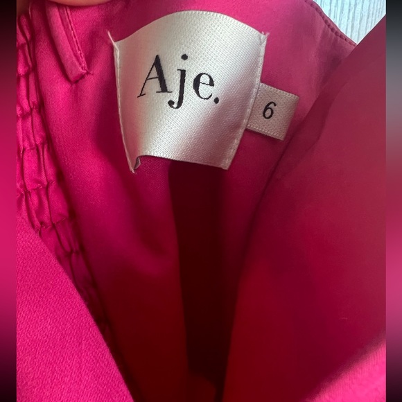 AJE dress - worn once, beautifully made, retail price $600. Cotton, comfortable - Picture 3 of 4